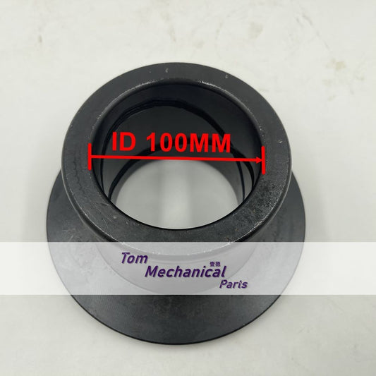 2pcs 100MM Bucket Bushing 100x120x100x140 (ID*OD*H*Flange) Bearing With Flange