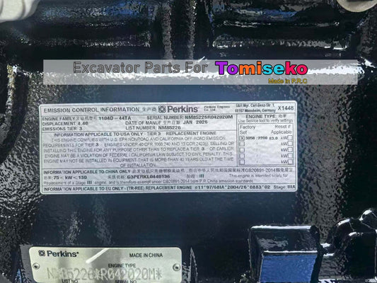 New Diesel Engine Ass'y For Perkins 1104D-44TA 83kW 2200rpm