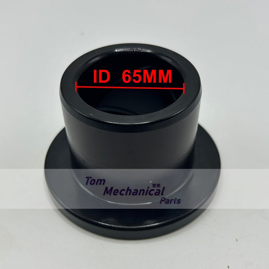 2pcs 65MM Bucket Bushing 65x95x70x130 (ID*OD*H*Flange) Bearing Steel With Flange