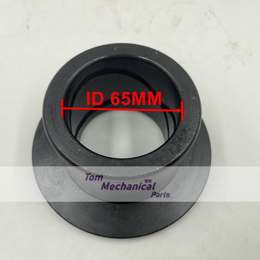2pcs 65MM Bucket Bushing 65x85x70x100 (ID*OD*H*Flange) Bearing Steel With Flange