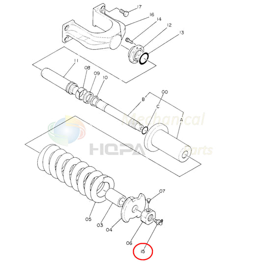 2pcs 9061173 Track Adjuster Grease Valve For Hitachi EX60 EX120 EX200