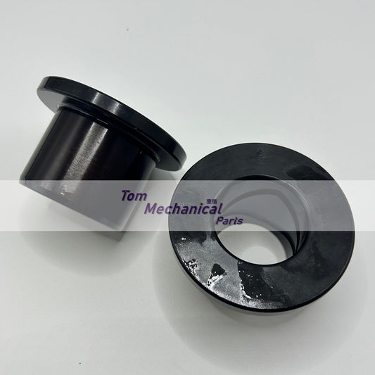 2pcs 70MM Bucket Bushing 70x80x90x110 (ID*OD*H*Flange) Bearing Steel With Flange