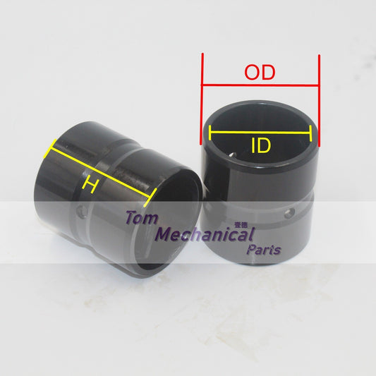 2pcs Bucket Bushing (65mm ID*80mm OD*80mm H) For Excavator Bearing Steel