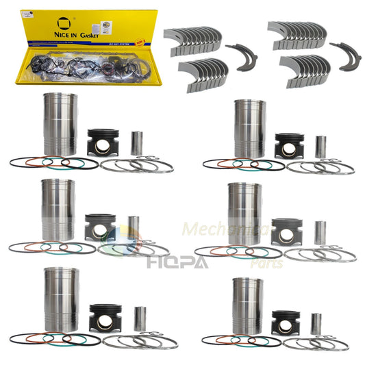 368-7815 319-6715 For Caterpillar C18 Engine Overhaul Rebuild Kit Piston Liner