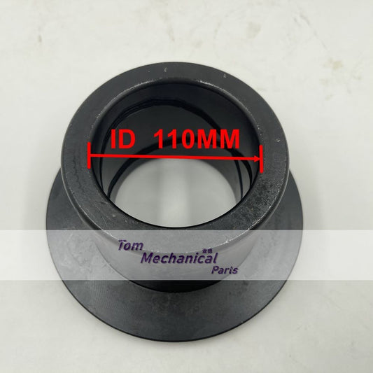 2pcs 110MM Bucket Bushing 110x130x110x160 (ID*OD*H*Flange) Bearing With Flange