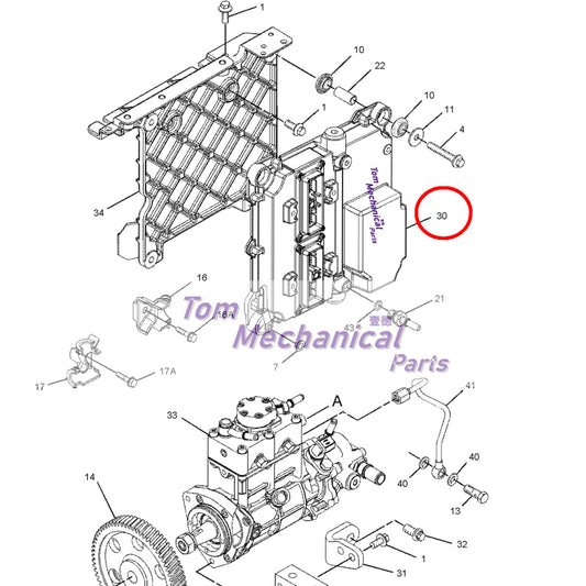 331-7539 28170119 ECM Controller For Caterpillar C4.4 C6.6 Engine 312D 313D 315D