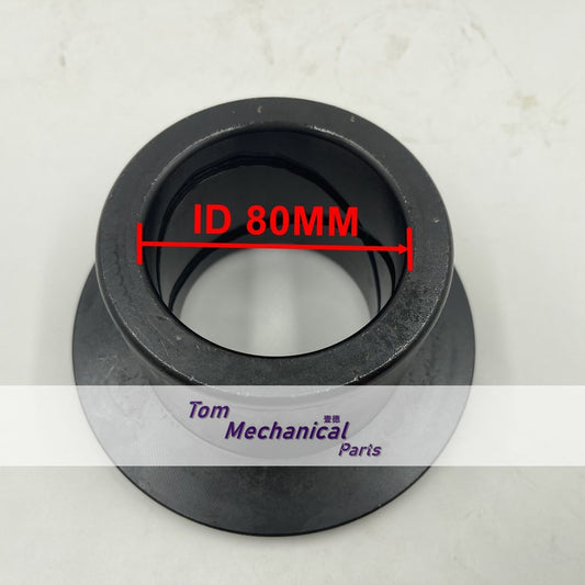 2pcs 80MM Bucket Bushing 80x115x90x130 (ID*OD*H*Flange) Bearing With Flange