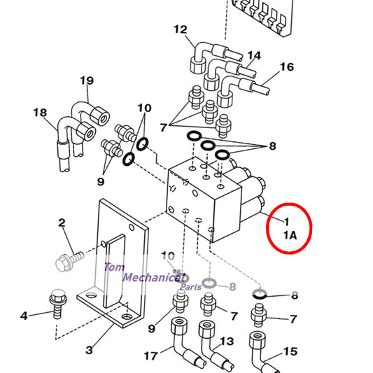 KHJ1972 KHJ15460 Solenoid Valve ass‘y For Case CX210 CX240 CX330 CX350