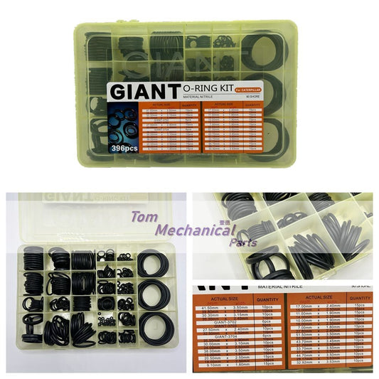 396pcs 4C4782 270-1528 GIANT O-ring Kit Seal For Caterpillar Excavator