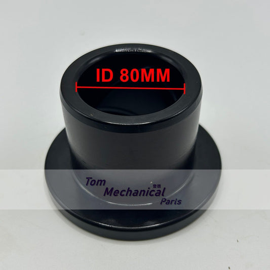 2pcs 80MM Bucket Bushing 80x90x90x130 (ID*OD*H*Flange) Bearing Steel With Flange