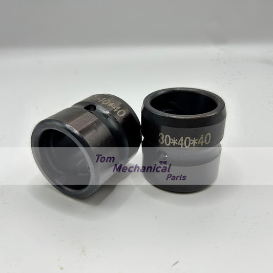 2pcs Bucket Bushing 30*40*40mm (ID*OD*H) For Excavator Steel Bearing