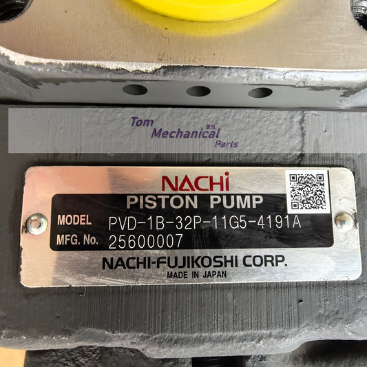 4642385 Genuine Nachi PVD-1B-32P Hydraulic Pump Motor For Hitachi ZX27U ZX30UR