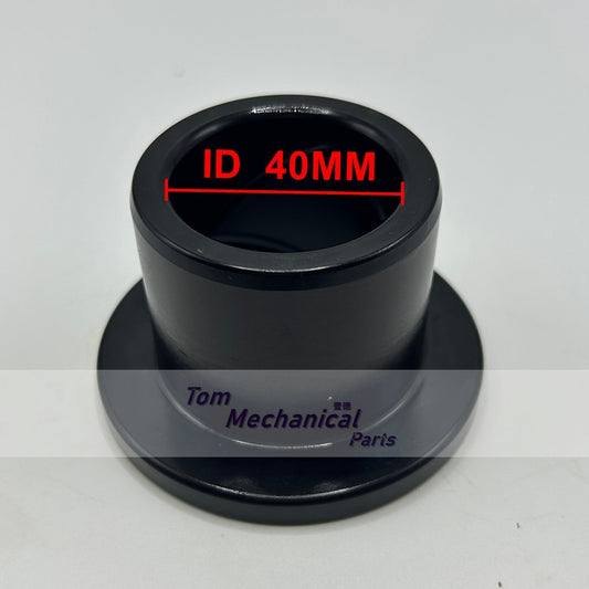2pcs 40MM Bucket Bushing 40x50x50x75 (ID*OD*H*Flange) Bearing Steel With Flange